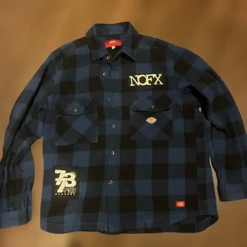 Dickies 체크 셔츠 NOFX