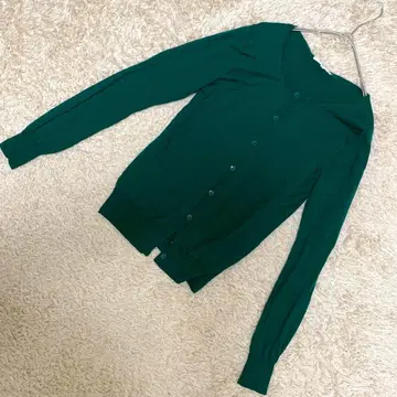 [고품질] NATURAL BEAUTY BASIC 울 가디건 M 그린 계열