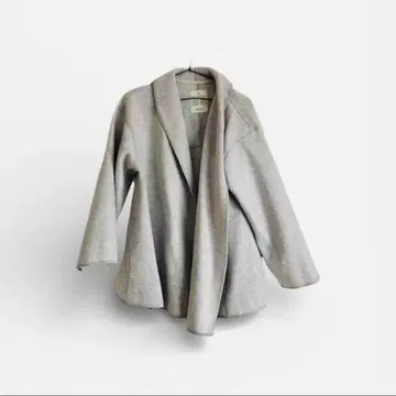 studio CLIP 울 라이크 기모노 스타일 아우터 그레이 F