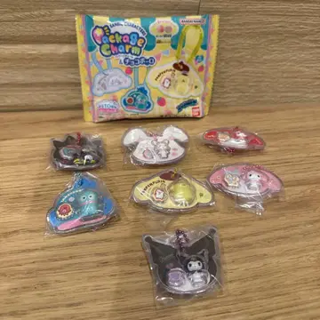 산리오 패키지 참 세미 컴플리트 세트 7개 키티 시크릿