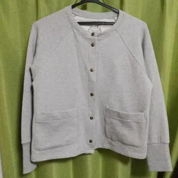 그레이 래글런 슬리브 가디건