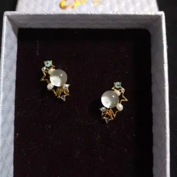 시미즈자카 유리관 귀걸이