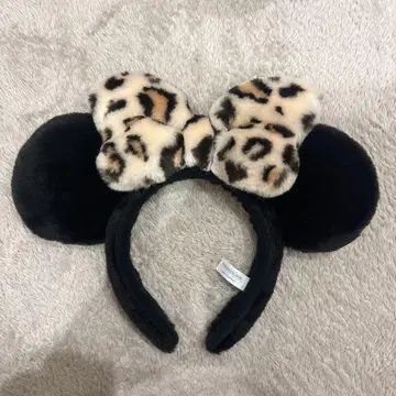 디즈니 머리띠 레오파드 무늬