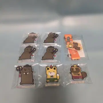 너구리와 여우 스모 세트