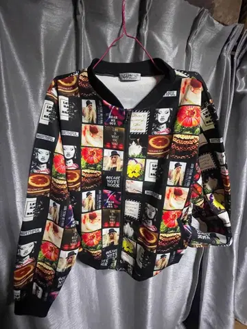 Without Me! 포토 프린트 자켓