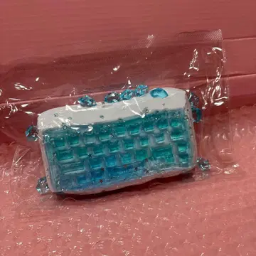 뽁뽁 키라키라 선생님 스퀴즈 고양이 키보드 파랑