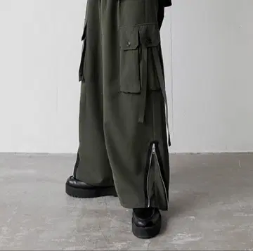 캐스퍼 존 카고 팬츠 밀리터리