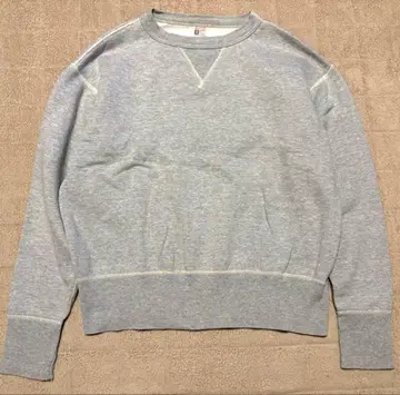 JOE McCOY The REAL McCOY'S 그레이 맨투맨 짧은 기장