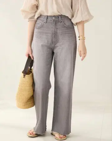 Plage Tendre nature color 데님 브라운 38 새상품급