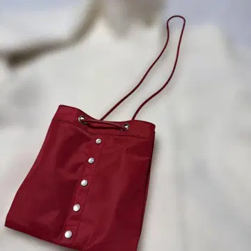 애니에스 베이 빨간색 나일론 숄더백