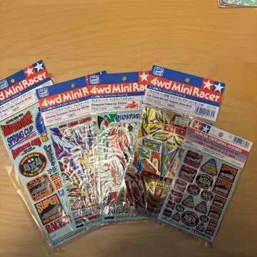 미니 사륜구동 드레스업 스티커 세트