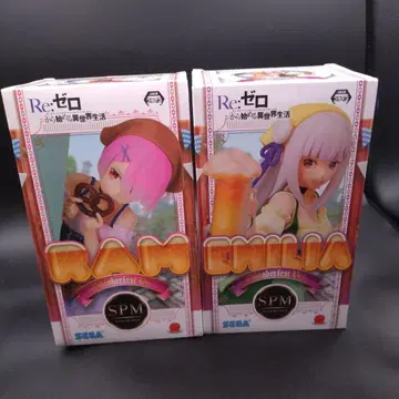 미개봉품 RE: 제로에서 시작하는 이세계 생활 라무 에밀리아 2체 세트