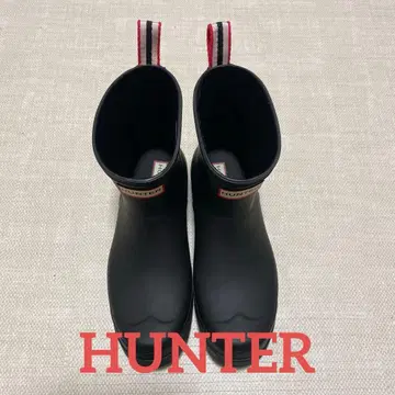 [컨디션 최상] HUNTER 헌터 RAIN BOOTS 레인부츠 black