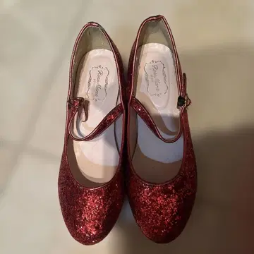 로즈마리 소와르 글리터 밸리 슈즈 레드 M 사이즈