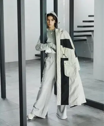 juemi 필드 패딩 롱 코트