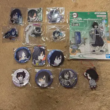 귀멸의 칼날 키링 이쿠로 오바나이 캔뱃지 묶음 판매