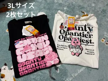 3L 사이즈 미사용 택 포함 빤쮸토끼 캐릭터 T셔츠 2장 세트