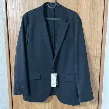 유니클로 칸도 자켓 울 라이크 네이비 M 사이즈