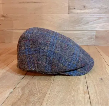 해리스 트위드 헌팅 모자 체크 무늬