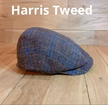 해리스 트위드 헌팅 모자 체크 무늬