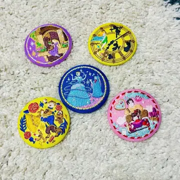 디즈니 자수 캔뱃지
