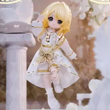 come4free 인형용 아웃핏 일식 세트 금빛 시편