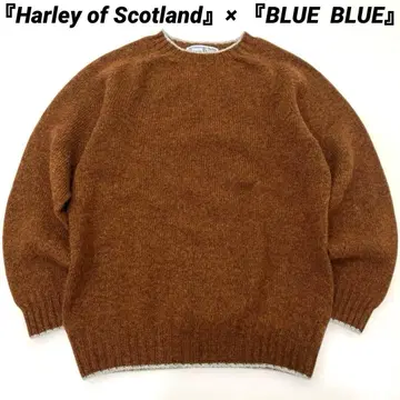 Harley of Scotland x BLUE BLUE 크루넥 니트