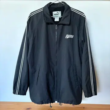 푸마 90s 푸마 나일론 자켓 바람막이 점퍼 블랙