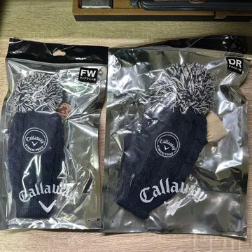 Callaway 드라이버 & 페어웨이용 골프헤드커버 네이비