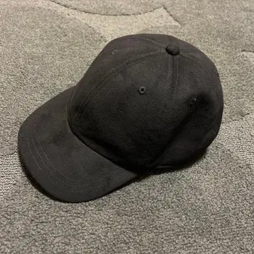 차코트 밸런스 스웨이드 느낌 캡 블랙