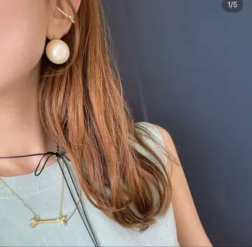 립몬스터 립몬스터 물방울 펄 귀걸이 2.2cm