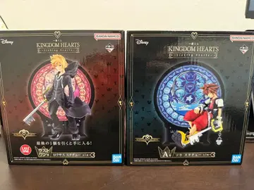 [ 미개봉 ] 킹덤하츠 록서스 소라 피규어 2체 세트