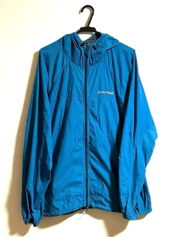 mont-bell 라이트 후드티 터콰이즈 XL 사이즈