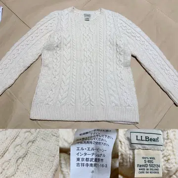 LL BEAN 엘엘빈 니트 스웨터 아일랜드제 여성용
