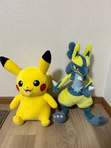 포켓몬 봉제 인형 피카츄 루카리오