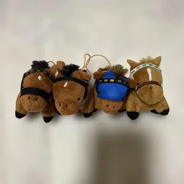 가챠가챠 경마 말 봉제 인형 5, 2, 15