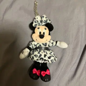 디즈니 미니 마우스 레오파드 키링