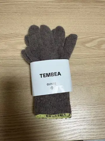 TEMBEA 울 장갑 브라운