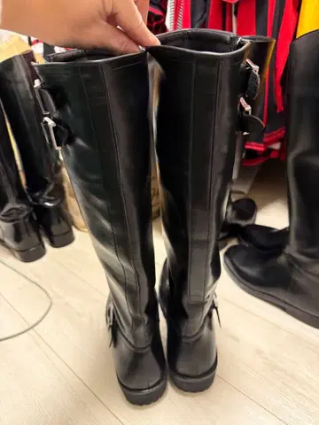 남성용 롱 부츠 승마, 코스프레, 바이크 천연 가죽 엔지니어 부츠