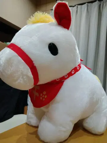 복을 부르는 말 BIG 봉제 인형 하쿠바짱