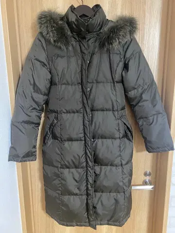 MICHEL KLEIN 후드 부착 다운 자켓 40