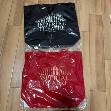 제국극장 클로징 기념 토트백 블랙 레드 세트