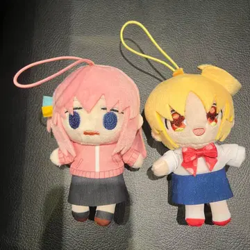 애니메이션 캐릭터 봉제 인형 스트랩 포함