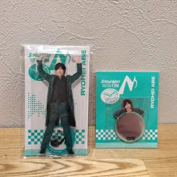 Snow Man ON 아크릴 스탠드 클리어 스티커 미러 스티커