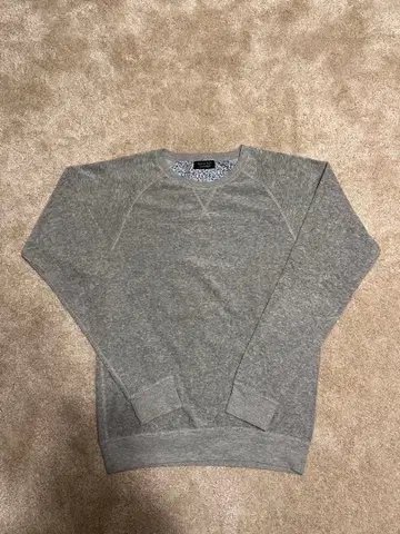 맨투맨 트레이닝복 그레이 타월 원단