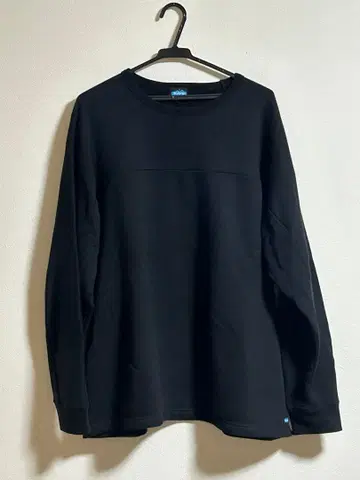 KAVU 블랙 맨투맨 진보 오버 사이즈 L 카부 속기모