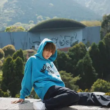 Naptime. SWEAT PARKA BLUE L 사이즈