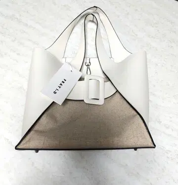 [ FRAY I.D ] 토트백 화이트/베이지