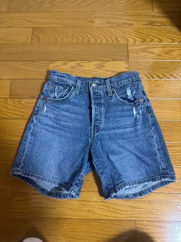 LEVI'S PREMIUM 데님 숏팬츠 501