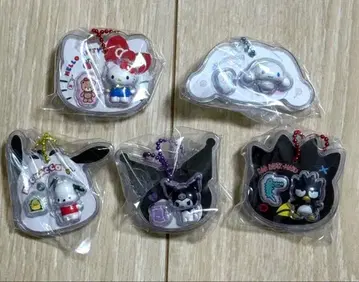 산리오 패키지 참 키링 마스코트 헬로키티 세트